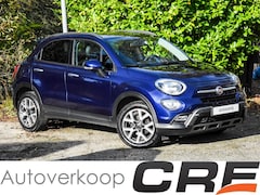 Fiat 500 X - 1.4 Turbo MultiAir Lounge automaat / zwart leer/stof / stuurverwarming / stoelverwarming /