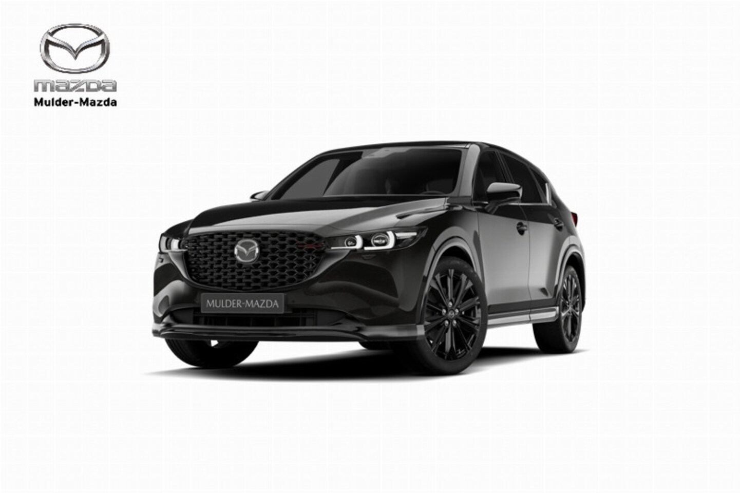 Mazda CX-5 - e-Skyactiv G 165 6AT FWD Homura Comfort Pack | 19-inch lichtmetalen velgen, Black Metallic - AutoWereld.nl