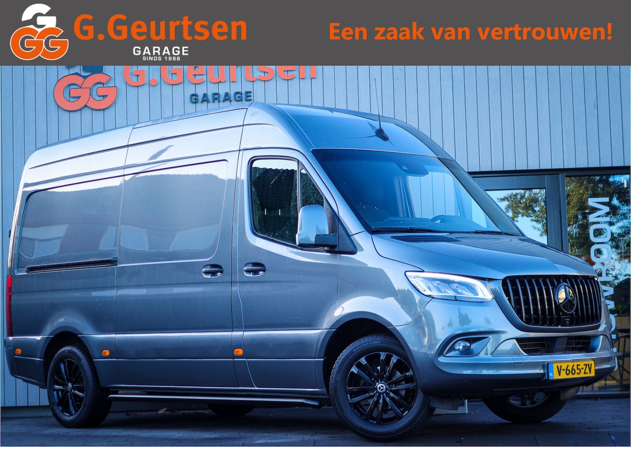 Mercedes-Benz Sprinter - 319 V6 CDI L2H2, Distronic, LED koplampen, Luchtvering, Elek. schuifdeur, Grote MBUX, 360 - AutoWereld.nl