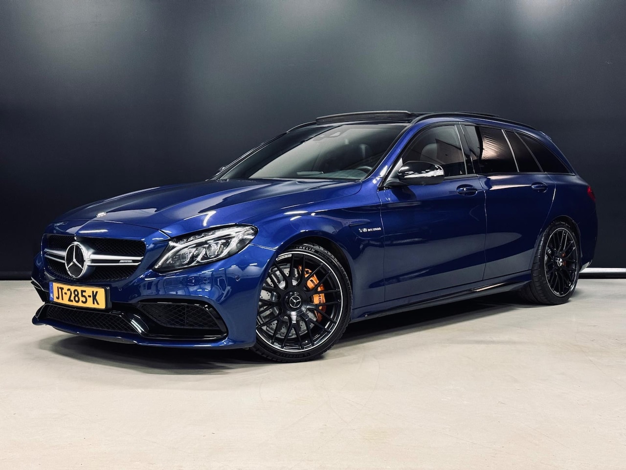 Mercedes-Benz C-klasse Estate - C63 AMG 476PK, Pano, Burmester, Hud, Leder, 360 Cam, Distronic, Carplay, Prive Glas, Voll - AutoWereld.nl