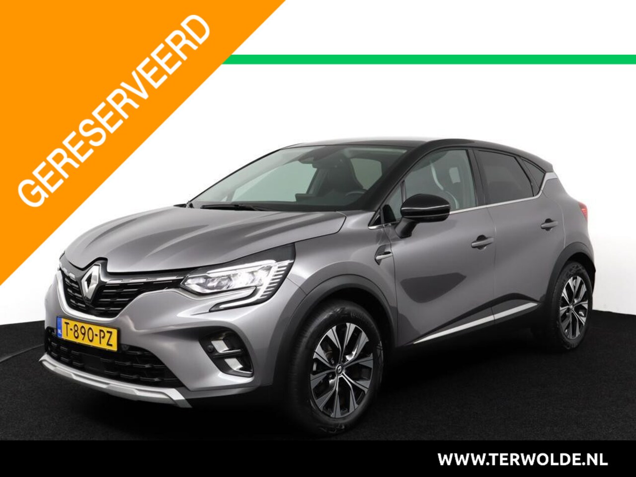 Renault Captur - 1.6 E-Tech Hybrid 145 Techno | Eerste Eigenaar | R-Link 9,3 NAVI | Two-Tone | Trekhaak | C - AutoWereld.nl