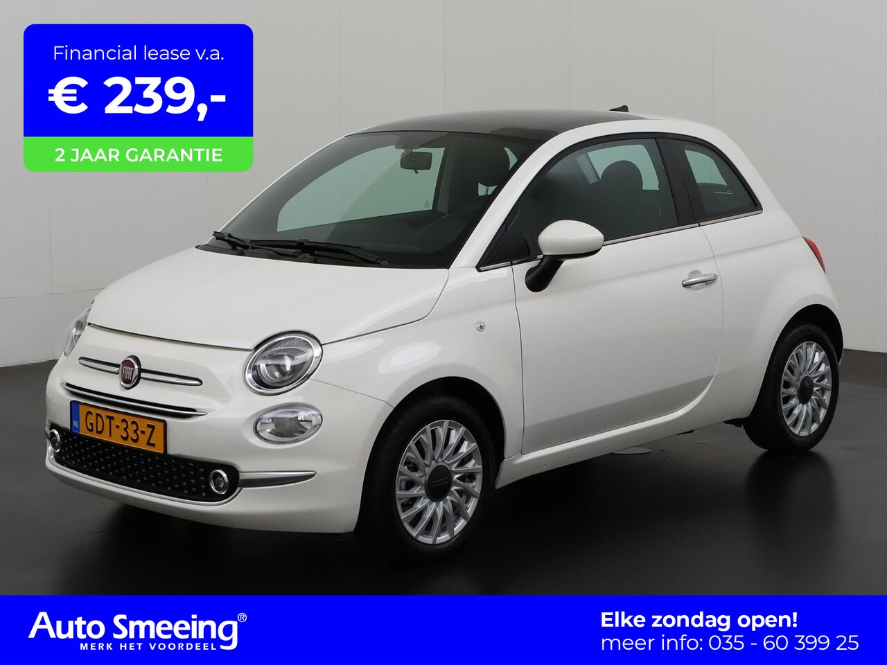 Fiat 500 - 1.0 Hybrid Dolcevita Finale | Panoramadak | Apple/Android Carplay | Zondag Open! - AutoWereld.nl