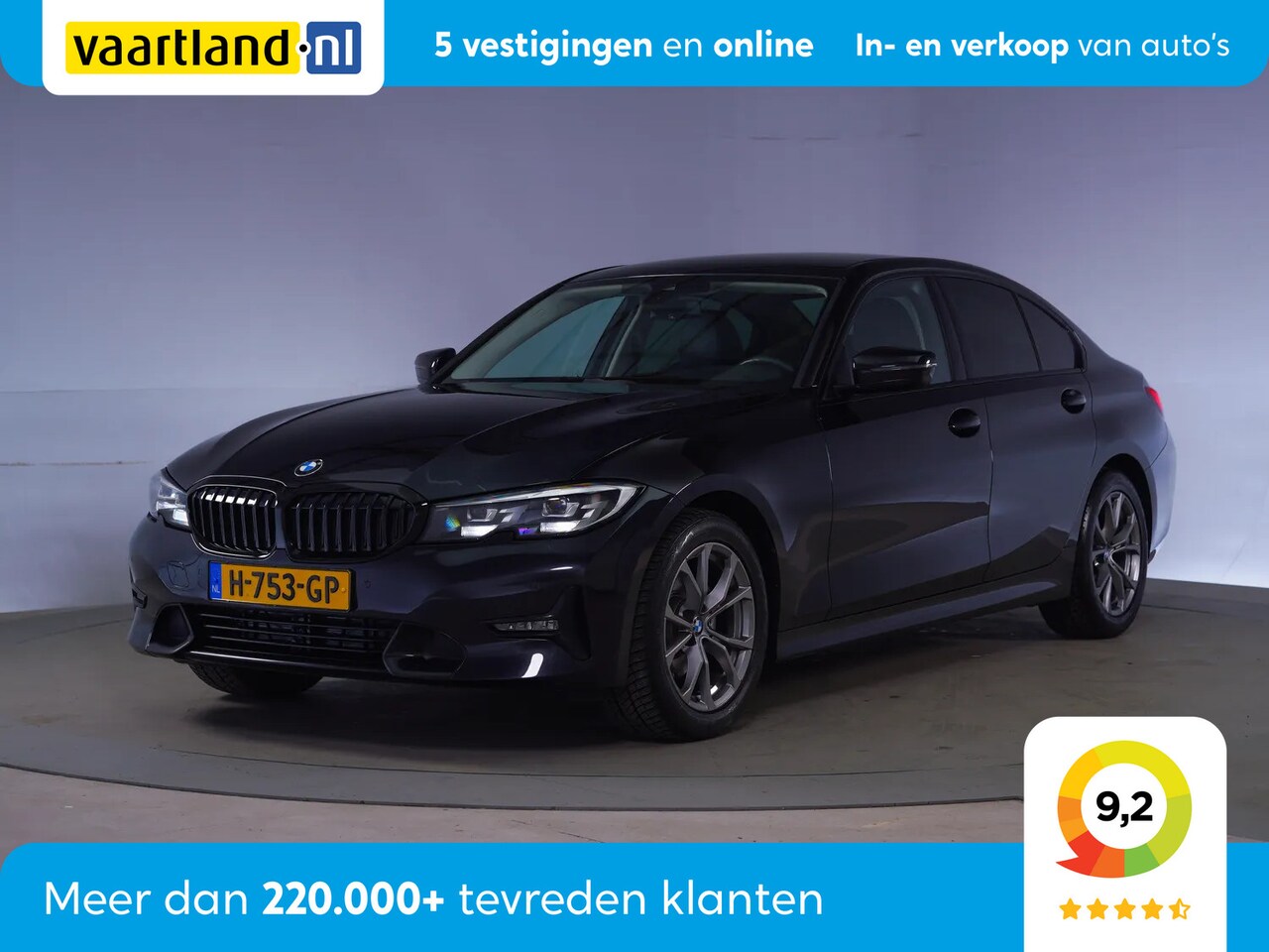 BMW 3-serie - 320i High Executive Sportline Aut. [ Live-cockpit Navi prof. LED Half-leder ] - AutoWereld.nl