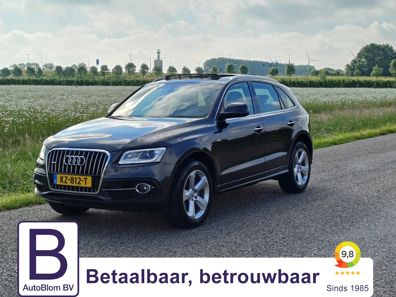 Audi Q5 - 2.0 TFSI quattro Adrenalin Sport | Nieuwstaat! | NL | 2x S-Line | Pano dak | Stof/leer | 1 - AutoWereld.nl