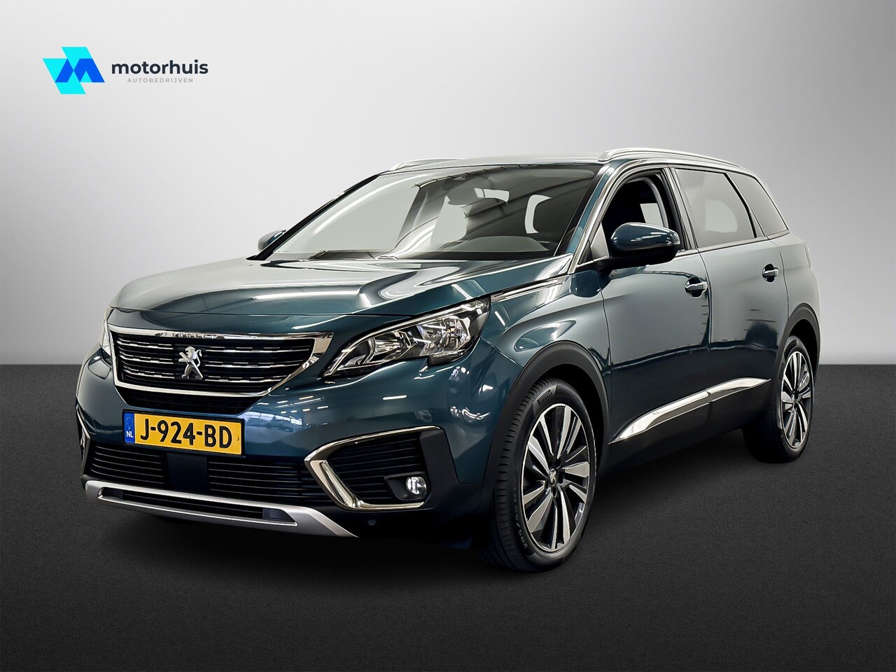 Peugeot 5008 - 1.2 PureTech 130PK AUTOMAAT BLUE LEASE PREMIUM NAVI PDC TEL CAMERA 7ZITS NAP - AutoWereld.nl