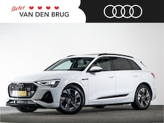 Audi e-tron - S-Line 50 QUATTRO 313 PK 71 kWh | 8% bijtelling | INCL. BTW | LED | Black optiek | Panoram