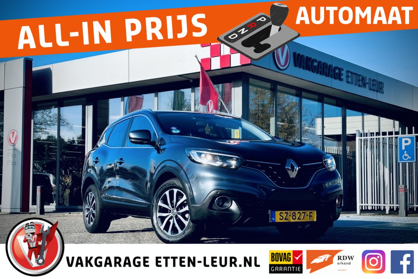 Renault Kadjar - 1.2 TCe Limited / PDC / APPLE + ANDROID / CRUISE - AutoWereld.nl