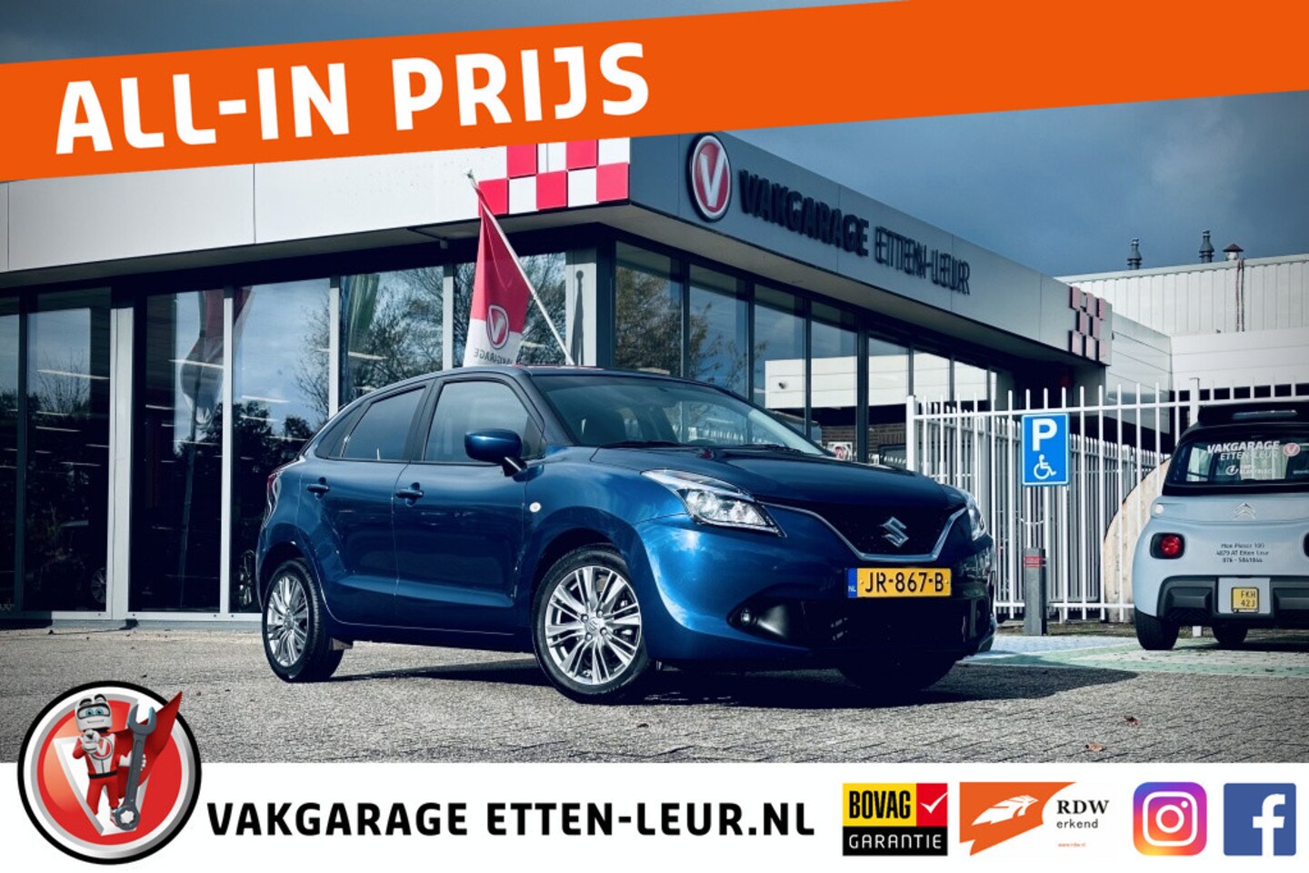 Suzuki Baleno - 1.2 Exclusive / AIRCO / BLUETOOTH / TREKHAAK - AutoWereld.nl