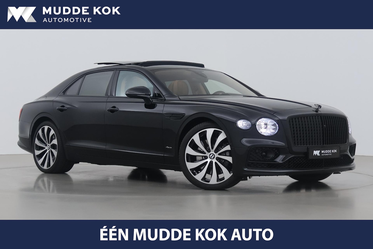 Bentley Flying Spur - 2.9 V6 Hybrid Azure | NIEUW | Black Line | Rotating Display | Naim Audio | Sunroof | 22 In - AutoWereld.nl