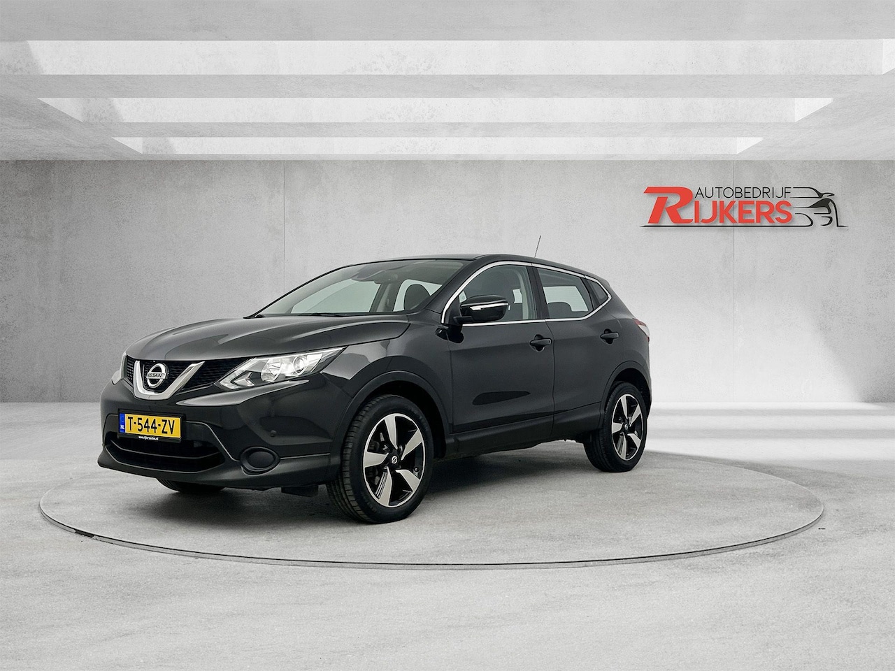 Nissan Qashqai - 1.2 Visia 1.2 Visia 115pk,Cruise Control,Bluetooth,Airco,Parkeersensoren Voor+Achter,Elektrische ram - AutoWereld.nl