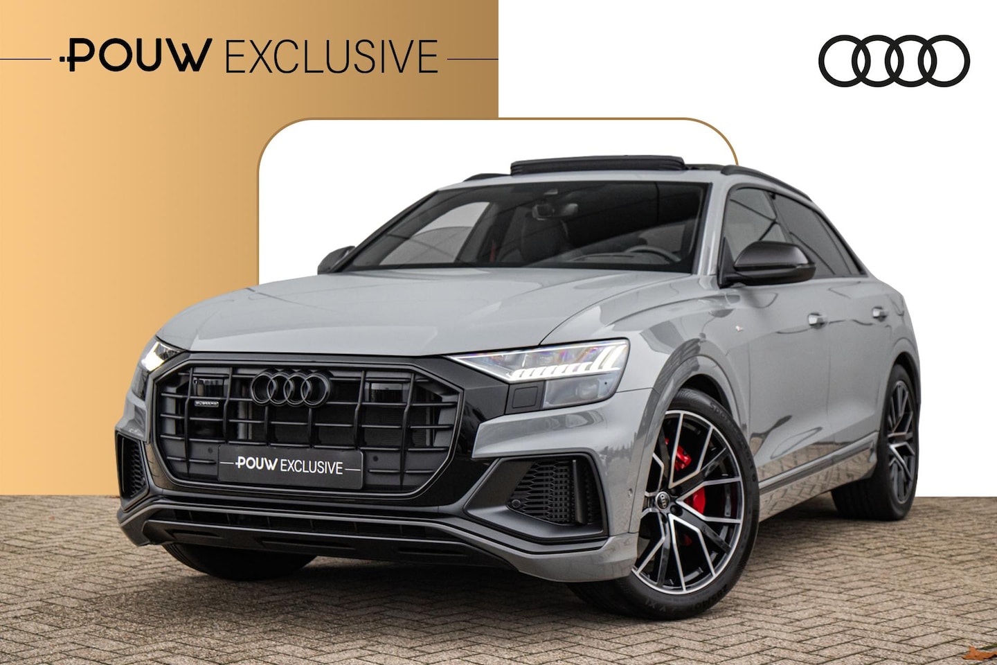 Audi Q8 - 55 TFSI e 381pk quattro Pro Line S | Head-up | B&O | Nardo Grey - AutoWereld.nl