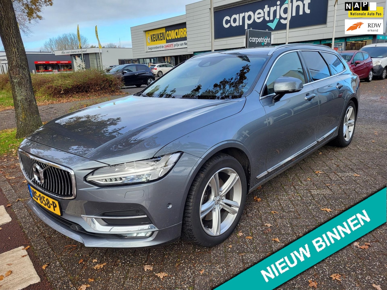 Volvo V90 - 2.0 D4 Inscription VOLL OPTIE'S - AutoWereld.nl