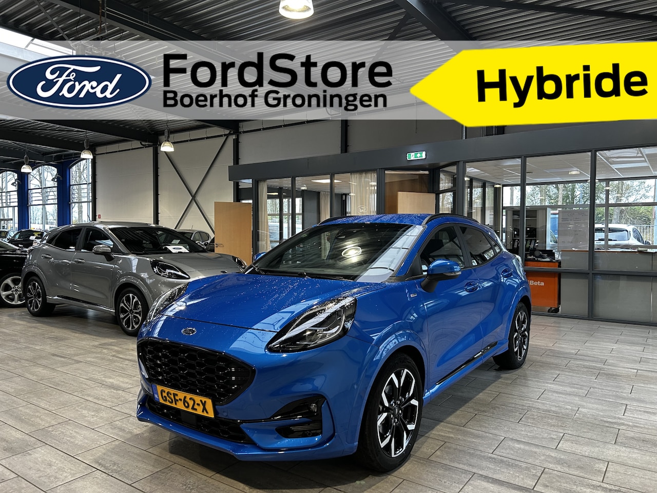 Ford Puma - EcoBoost Hybrid 125 pk ST-Line X | Camera | LED | B&O | Half leer | 18" | Apple Carplay | - AutoWereld.nl