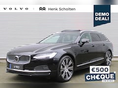 Volvo V90 - T6 Recharge AWD AUT8 350PK Plus Bright, Luchtvering, Nappa Lederen Bekleding Met Stoelvent