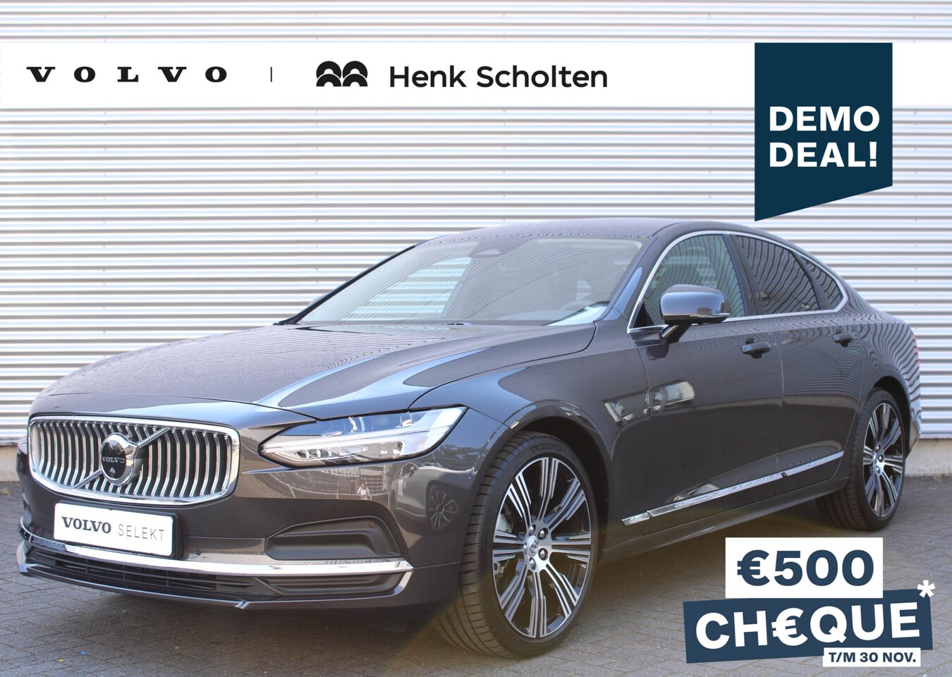 Volvo S90 - B5 AUT8 250PK Plus Bright, Visual Park Assist incl. 360° Parkeercamera, 20" Lichtmetalen V - AutoWereld.nl