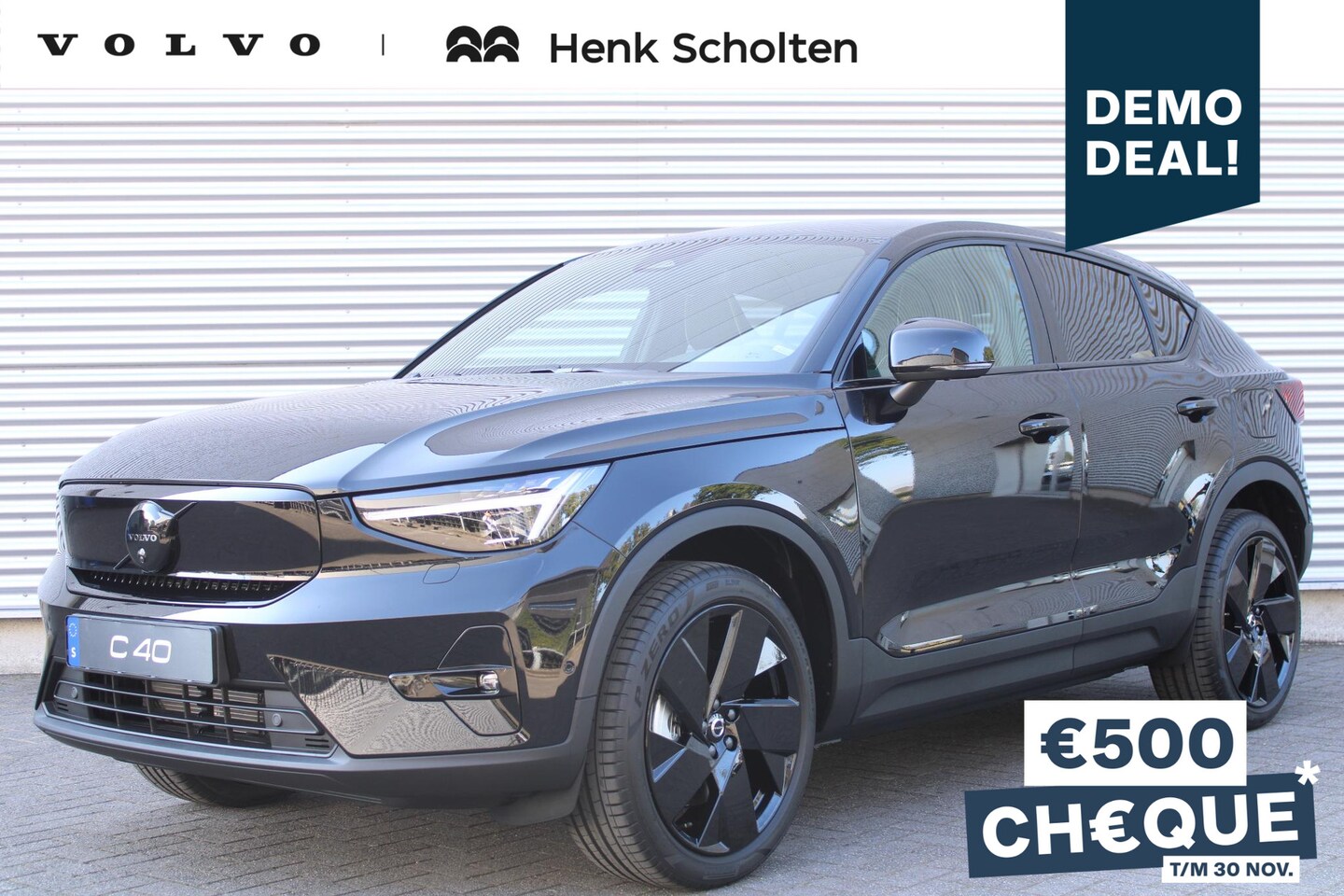 Volvo C40 - Single Motor Extended Range Plus 82 kWh *HS Black Edition* Panoramadak, Harman/Kardon Prem - AutoWereld.nl