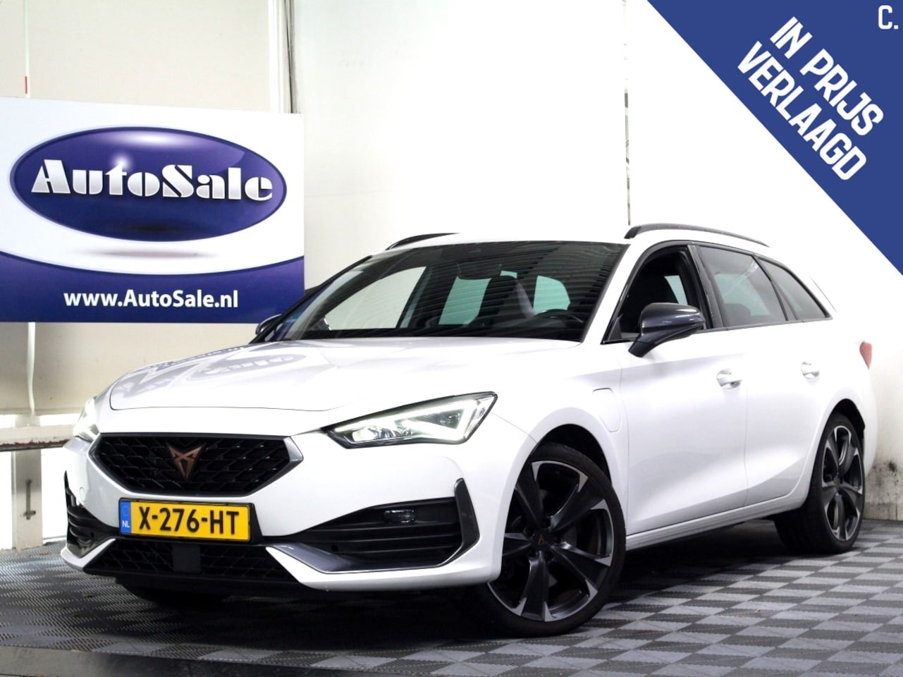 CUPRA Leon Sportstourer - 1.4 e-Hybrid VZ Adrenaline VIRTUAL CARPLAY MEMORY LEDER '21 - AutoWereld.nl