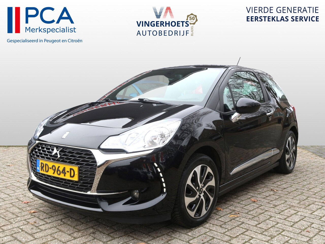 DS 3 - 1.2 Benzine So Chic Superluxe en sportief * Navigatie * Climate & Cruise Control * Viersei - AutoWereld.nl