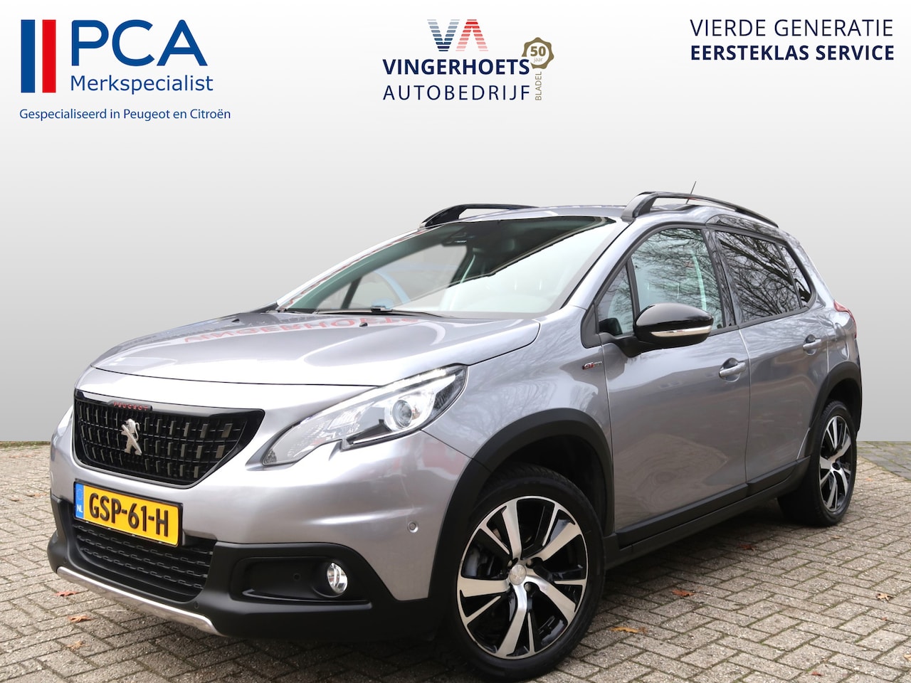 Peugeot 2008 - 130 PK benzine * GT-Line * Super Sportieve uitvoering. * Navigatie * 1/2 Lederen Interieur - AutoWereld.nl