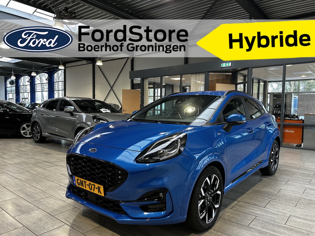 Ford Puma - EcoBoost Hybrid 125 pk ST-Line X | Camera | LED | B&O | Half leer | 18" | Apple Carplay | - AutoWereld.nl