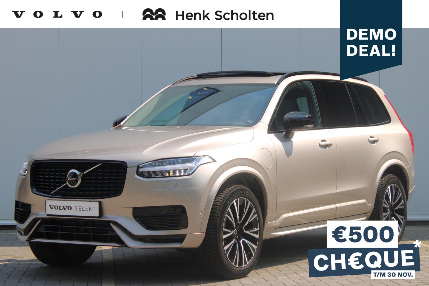 Volvo XC90 - T8 455PK Recharge AWD Ultimate Dark, Luchtvering, Adaptieve Cruise Control met Pilot Assis - AutoWereld.nl