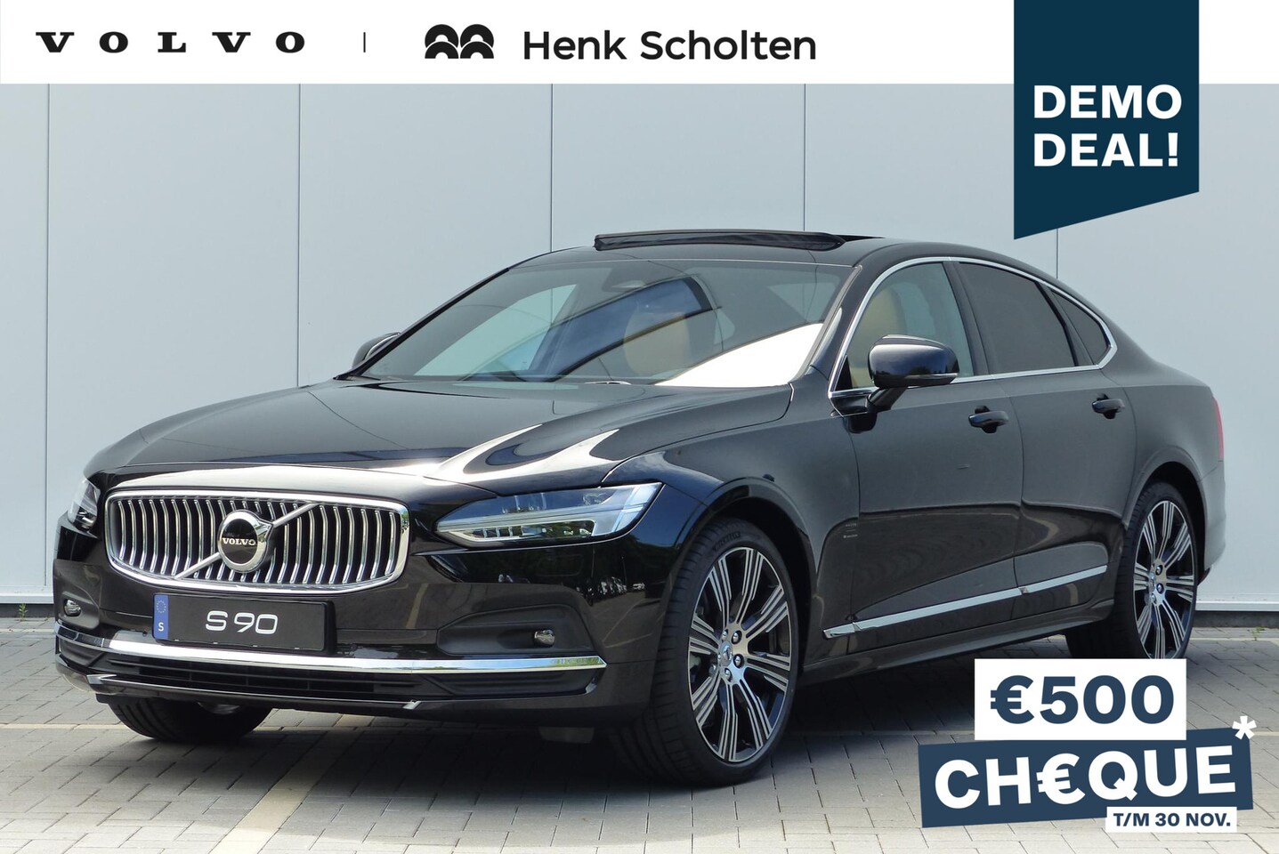 Volvo S90 - B5 AUT8 251PK Ultimate Bright, Adaptieve Cruise Control met Pilot Assist, Elektrisch bedie - AutoWereld.nl