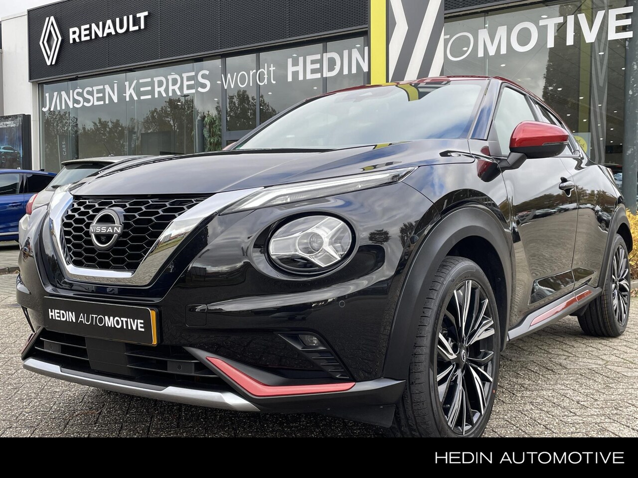 Nissan Juke - DIG-T N-Design AUTOMAAT "Zwart/Rood Dak, Adapt Cruise, AVM 4x Camera, Navi" - AutoWereld.nl