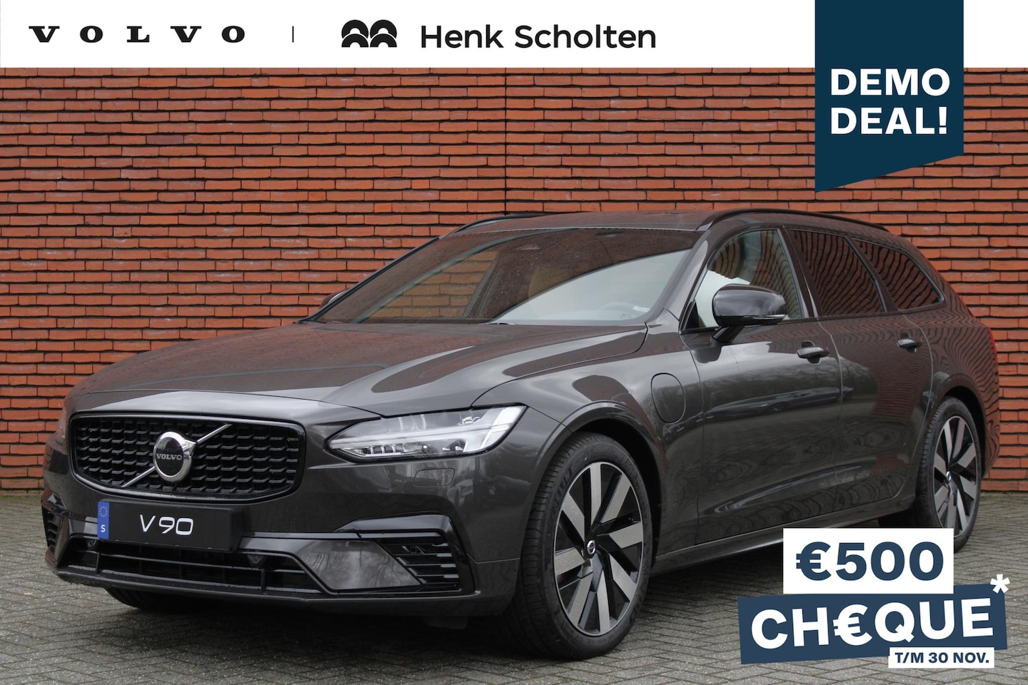 Volvo V90 - T6 AWD AUT8 350PK Ultimate Dark Adaptieve Cruise Control, Pilot Assist, Harman/Kardon Audi - AutoWereld.nl