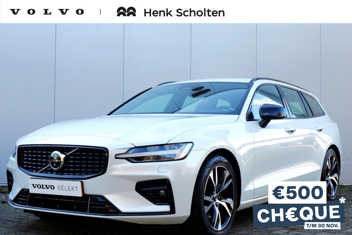 Volvo V60 - B3 AUT7 163PK Plus Dark, 360 Graden Camera, Trekhaak, Verwarmde Voorruit, Audio By Harman - AutoWereld.nl