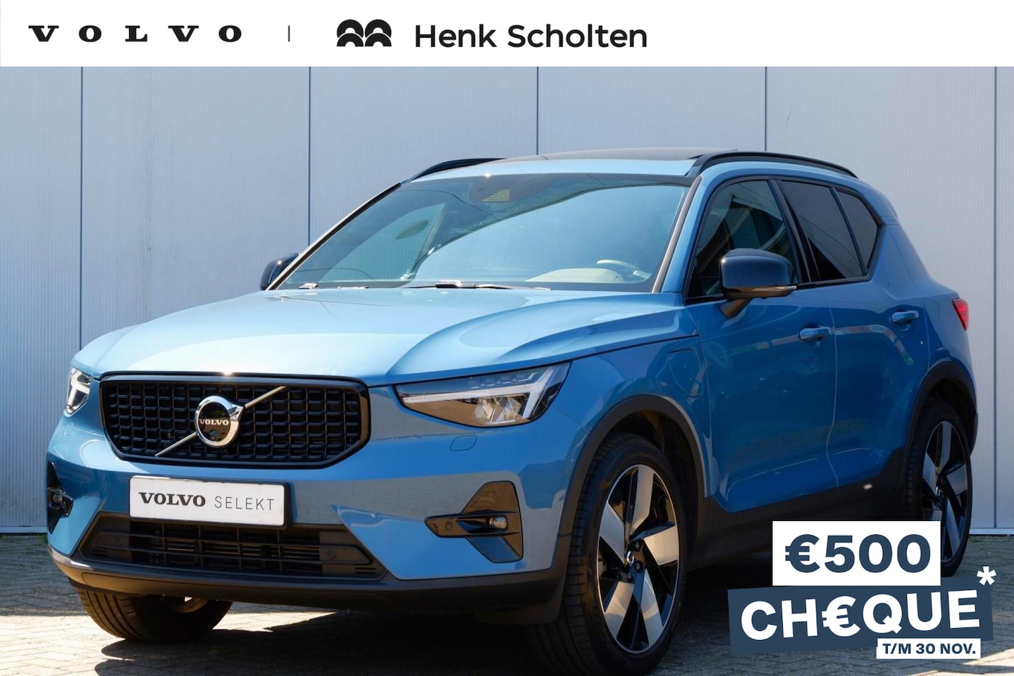 Volvo XC40 - T5 Recharge AUT7 262PK Ultimate Dark, Elektrisch bedienbaar glazen panoramisch schuif-/kan - AutoWereld.nl