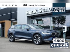 Volvo V60 Cross Country - B5 AWD AUT8 255PK Plus, *Direct leverbaar* 723 Denim Blue metallic, UA00 Moritz Leder Blon