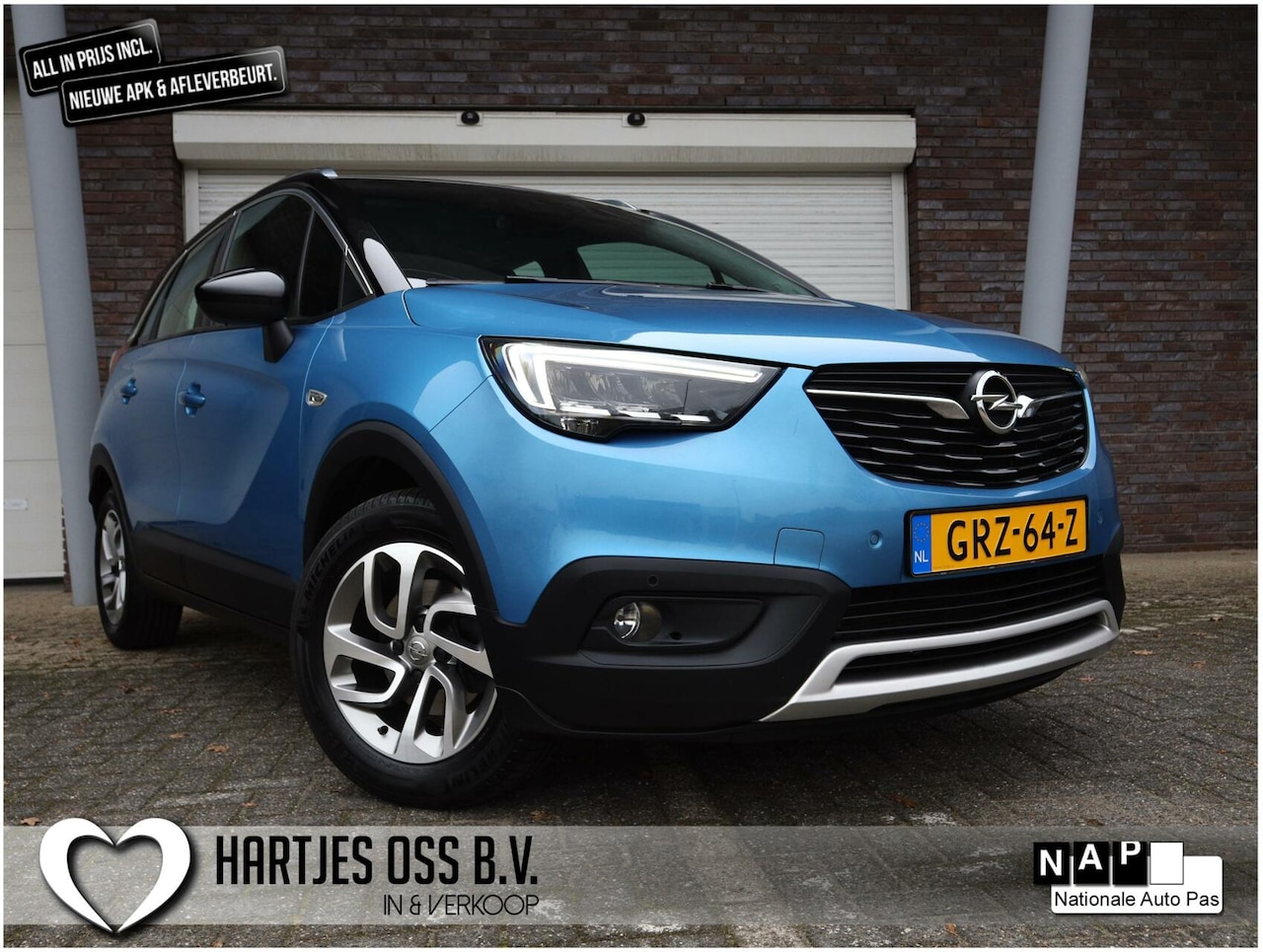 Opel Crossland X - 1.2 Turbo Innovation 1.2 Turbo 130pk Innovation (Vol-Opties!) - AutoWereld.nl