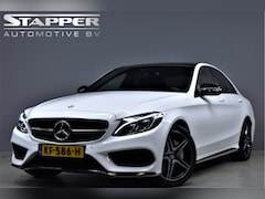 Mercedes-Benz C-klasse - 180 157pk Automaat AMG-Line Navi/Led/Leer/Camera/Climate/Stoelverw./Pdc/Lmv18’’