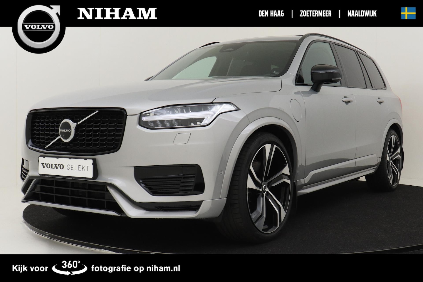 Volvo XC90 - T8 RECHARGE AWD ULTIMATE DARK *FULL OPTIONS* -PANO.DAK|B&W-AUDIO|HEAD-UP DISP|22"|TREKHAAK - AutoWereld.nl