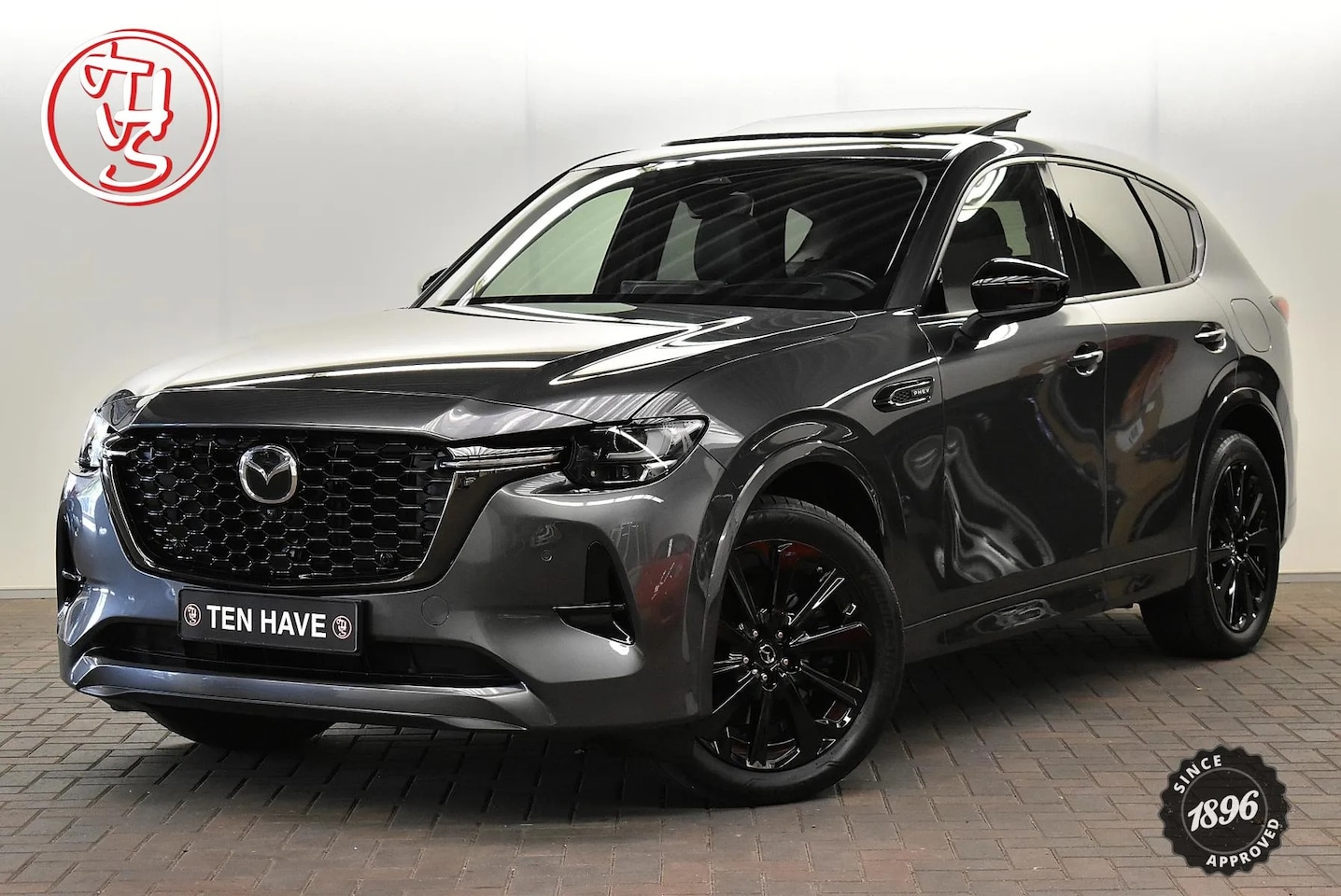 Mazda CX-60 - 2.5 e-SkyActiv PHEV Homura PANORAMADAK|ELEC. TREKHAAK|360 CAMERA|CARPLAY|20 INCH|LEER - AutoWereld.nl