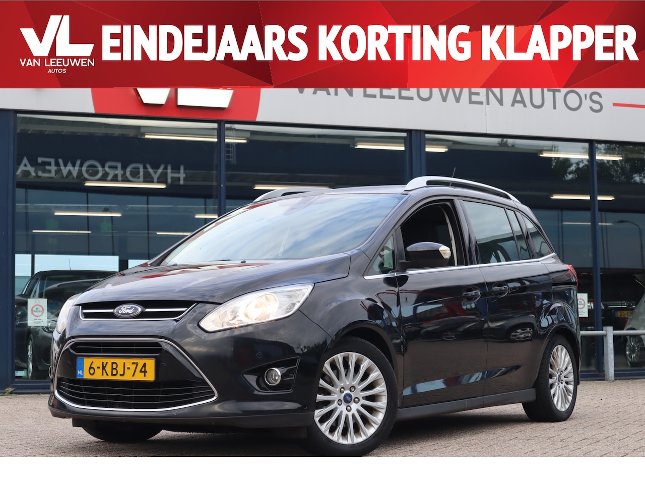 Ford Grand C-Max - 1.0 Titanium | 7 Persoons | Cruise | Automatische Airco | Navi - AutoWereld.nl