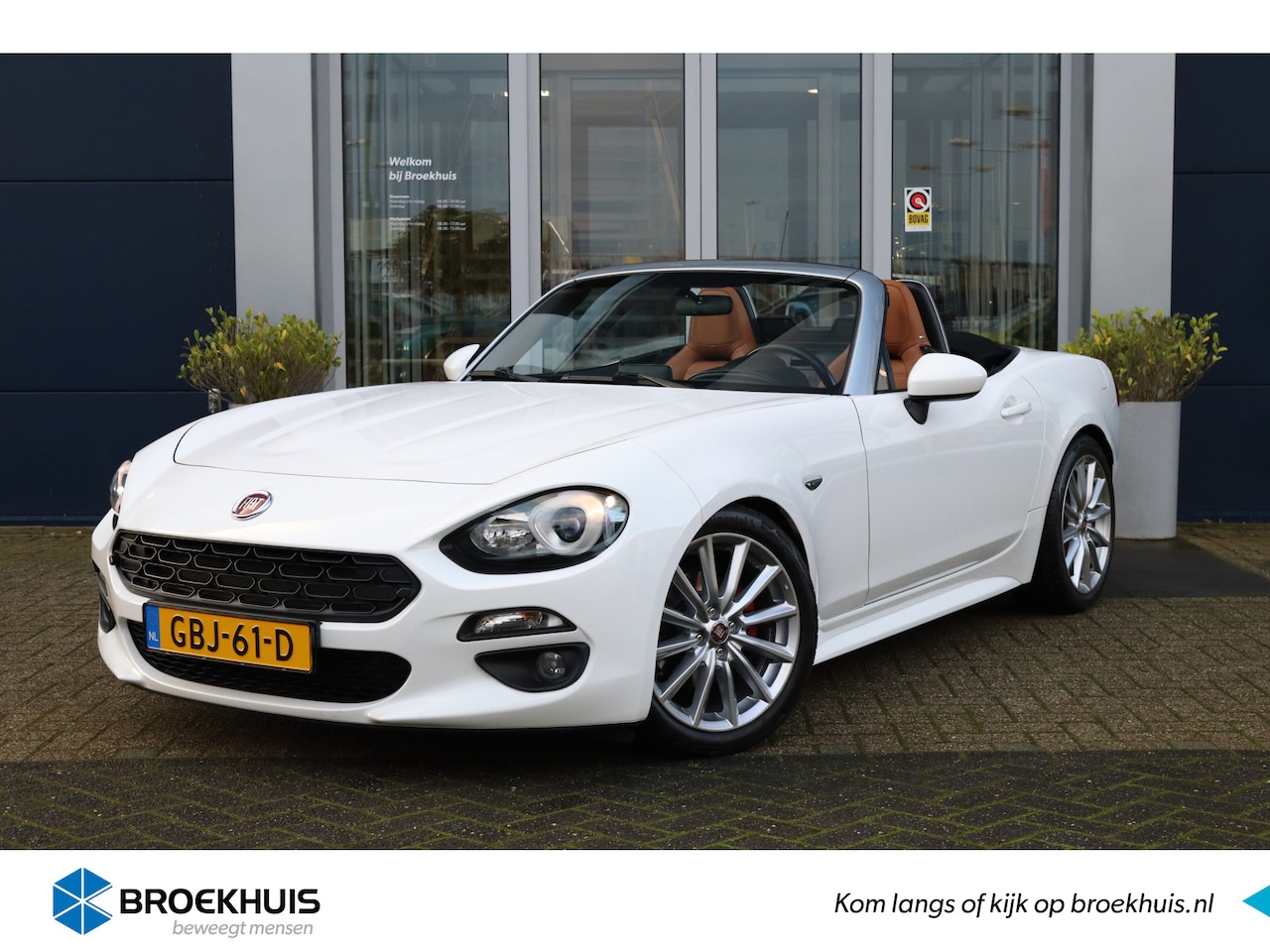 Fiat 124 Spider - 1.4 MultiAir Turbo Lusso | Bose audio | Navi | Sensoren V/A | Stoelverwarming | Remus exha - AutoWereld.nl