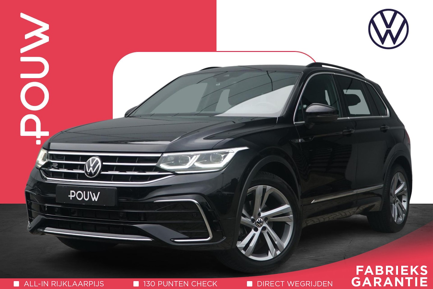 Volkswagen Tiguan - 1.5 TSI 150pk DSG R-Line 150pk DSG | Achteruitrijcamera | Trekhaak | Navigatie | 19" LM Ve - AutoWereld.nl