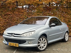 Peugeot 206 CC - 2.0-16V, 136Pk, 2003, Nieuwe APK, Leder interieur, Climate control, Radio, Origineel neder