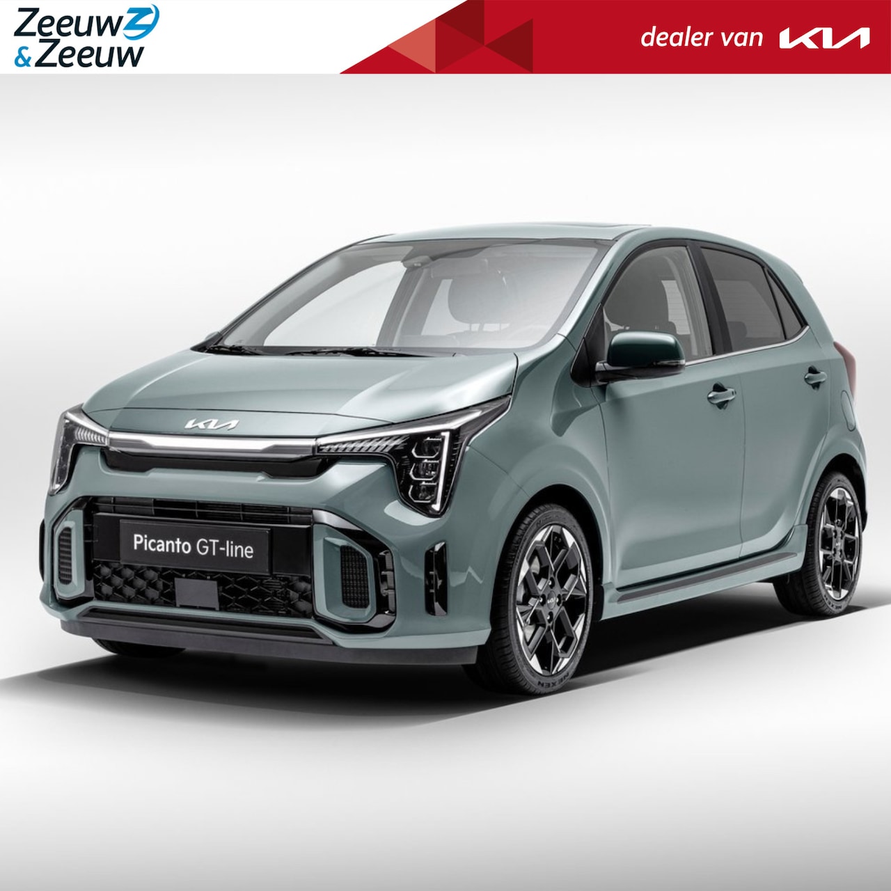 Kia Picanto - 1.0 DPI GT-Line Schuif-/kantel zonnedak | Stoelverwarming voor en  stuurwielverwarming | S - AutoWereld.nl