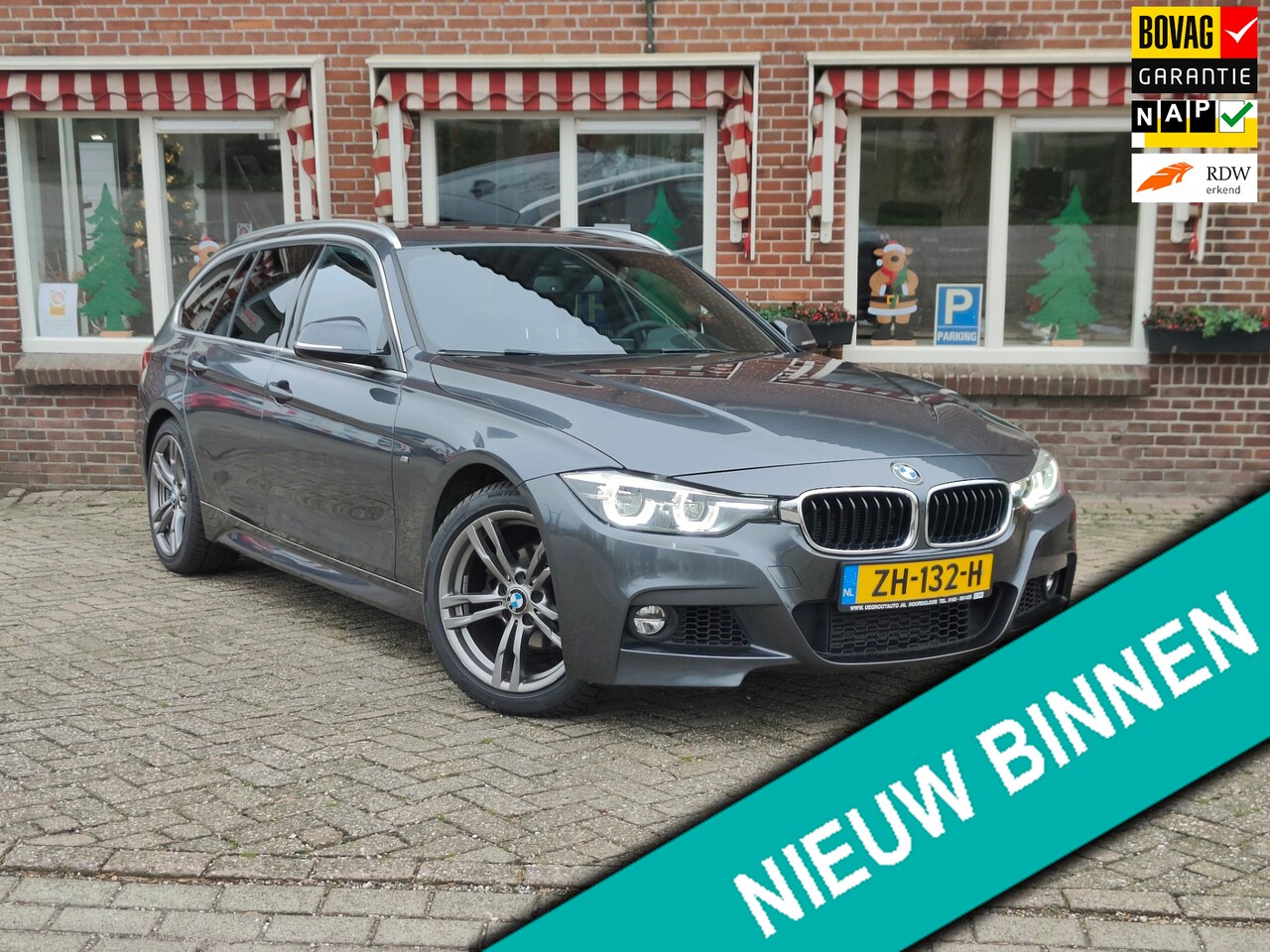 BMW 3-serie Touring - 318i M Sport Corporate Lease Aut. Clima Navi Cruise Leer Tr.haak - RIJKLAAR - - AutoWereld.nl