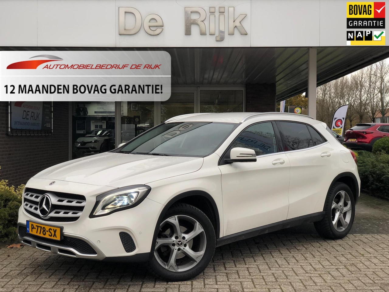 Mercedes-Benz GLA-Klasse - 180 Business Solution AMG | Carplay, Navi, Leder, Cruise, Airco, Stoelverw|Parkeersensors| - AutoWereld.nl