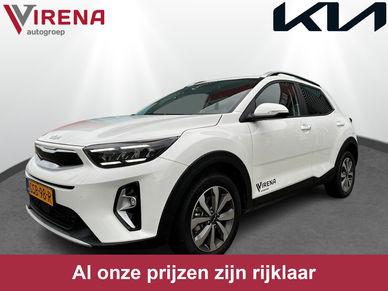 Kia Stonic - 1.0 T-GDi MHEV DynamicPlusLine - Navigatie - Bluetooth - Cruise control - Apple/Android Ca - AutoWereld.nl