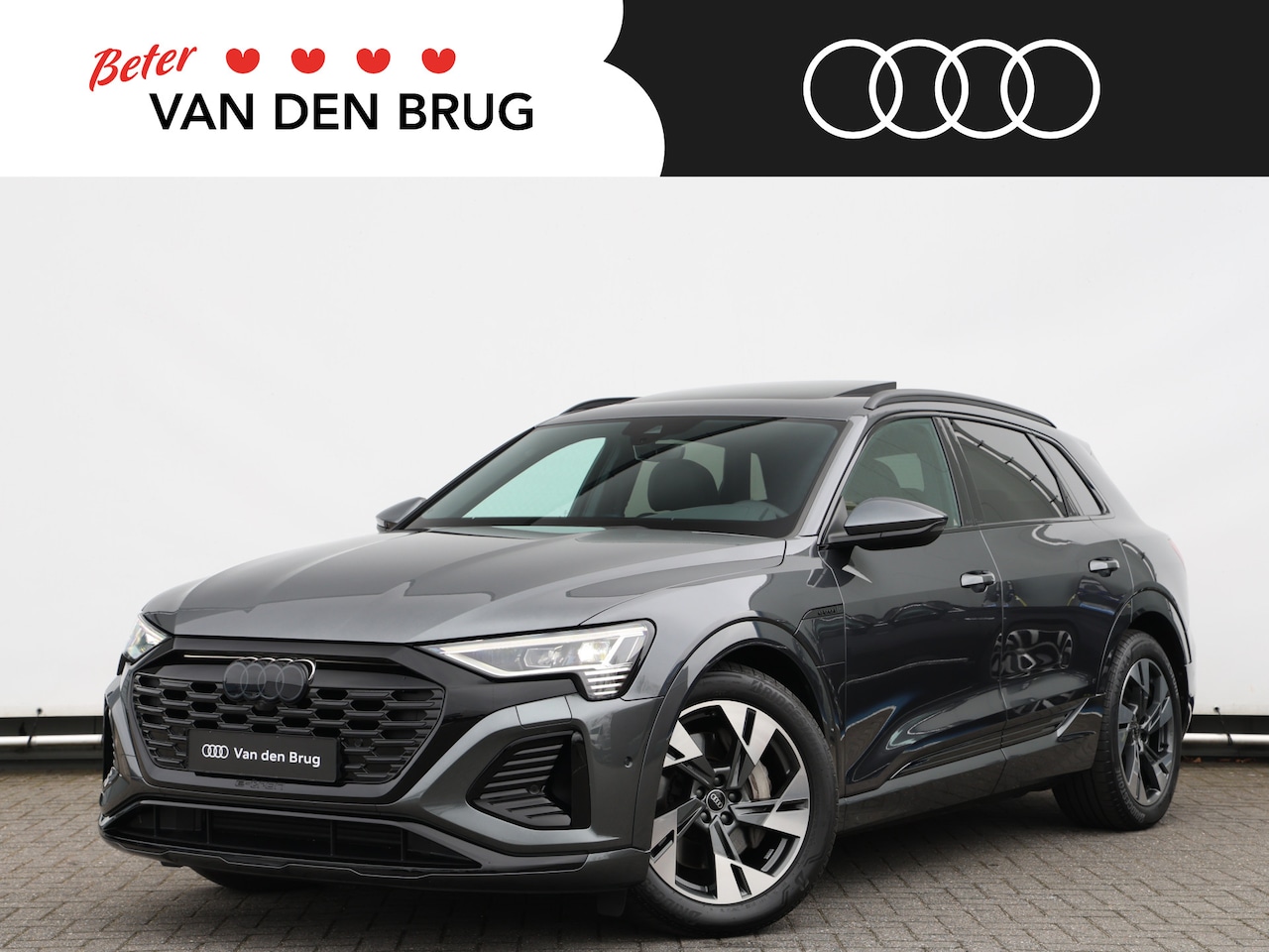 Audi Q8 e-tron - 55 quattro S Edition 408 pk | Panoramadak | Elek. stoelen | Keyless | Camera | Matrix LED - AutoWereld.nl