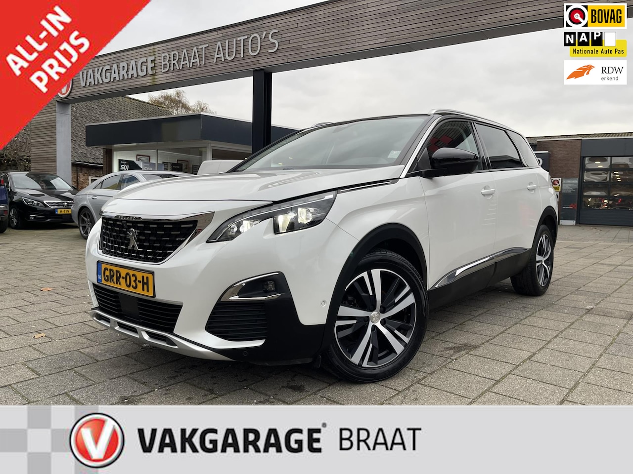 Peugeot 5008 - 1.2 7-ZIT l MASSAGESTOEL l CARPLAY l CRUISE l RIJKLAAR! - AutoWereld.nl