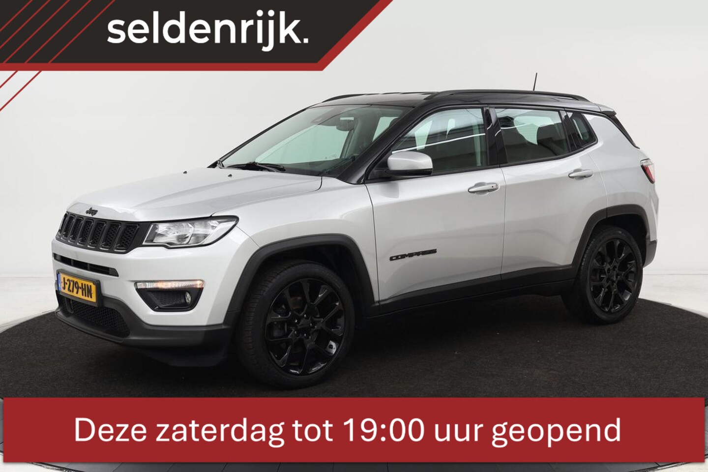 Jeep Compass - 1.3T Night Eagle Liberty Edition | Carplay | Camera | Half leder | Keyless | Navigatie | D - AutoWereld.nl