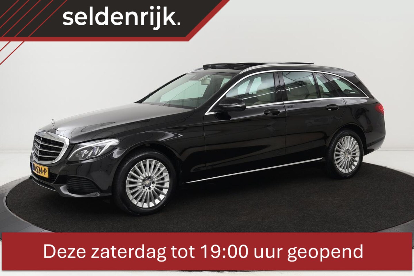 Mercedes-Benz C-klasse - 180 Avantgarde Exclusive | Panoramadak | Full LED | Stoelverwarming | Trekhaak | Leder | P - AutoWereld.nl