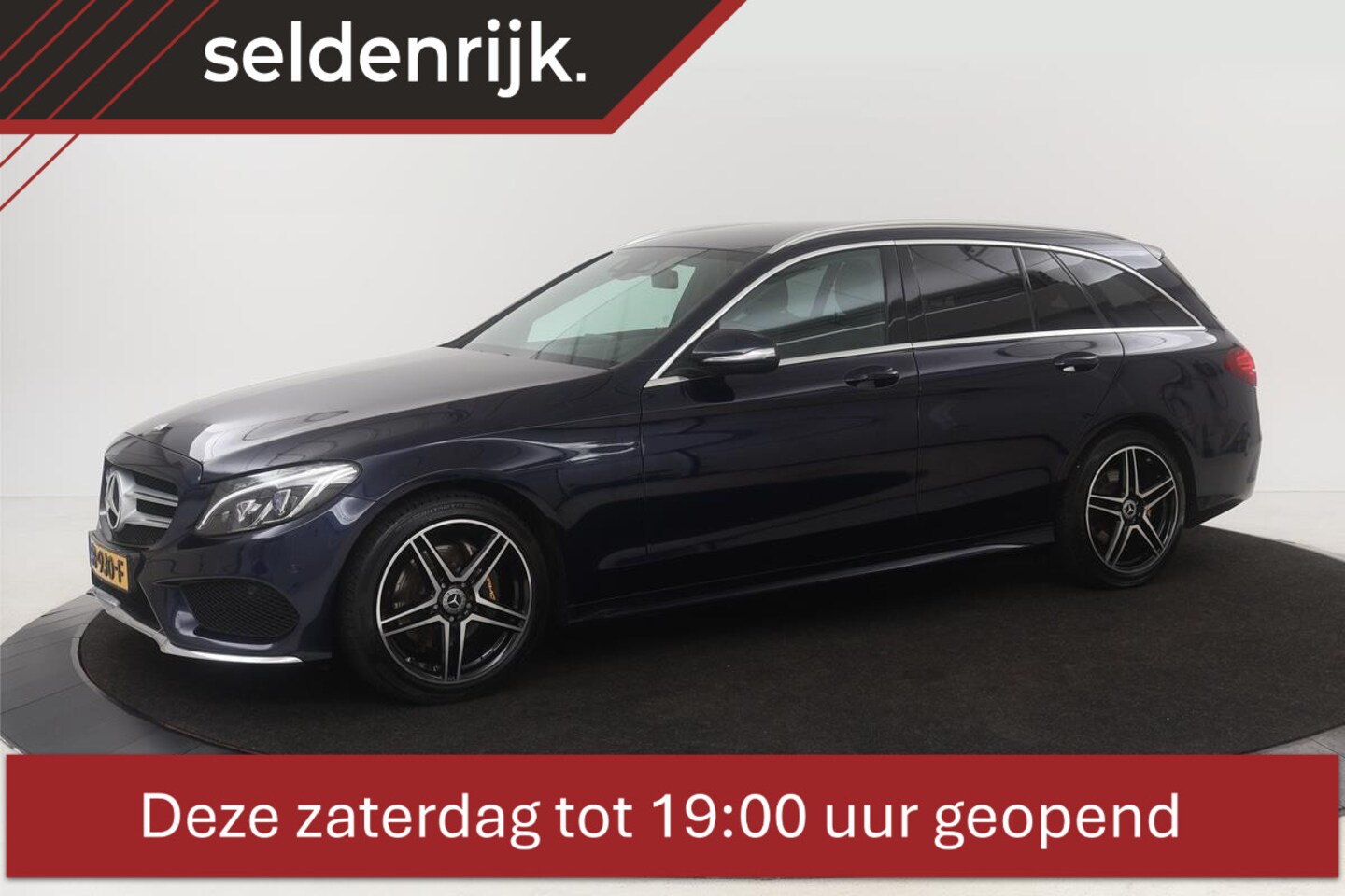 Mercedes-Benz C-klasse - 220 CDI AMG Line | Head-up | Leder | Trekhaak | Stoelverwarming | Camera | Full LED | Navi - AutoWereld.nl