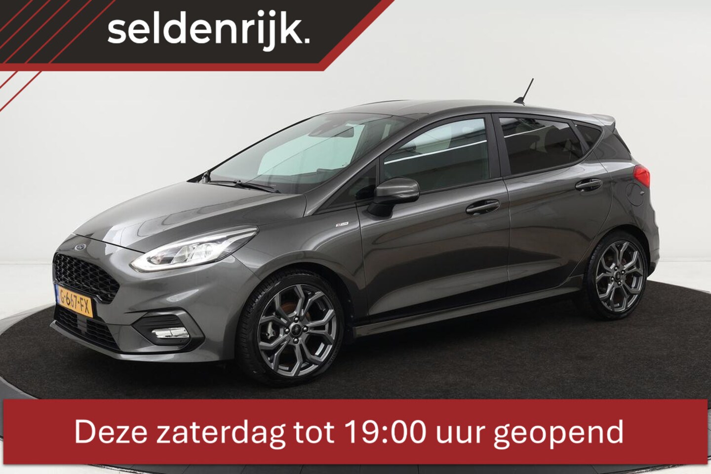 Ford Fiesta - 1.0 EcoBoost ST-Line | Stoel & Stuurverwarming | Navigatie | Trekhaak | PDC | Climate cont - AutoWereld.nl