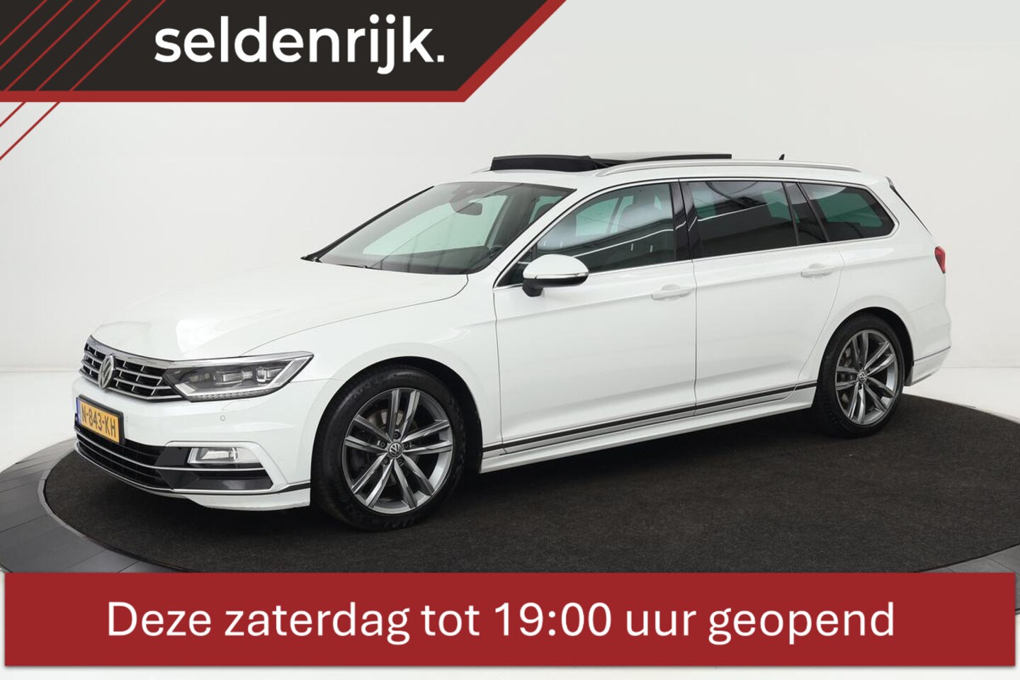 Volkswagen Passat Variant - 1.8 TSI R-line | Panoramadak | Dynaudio | Standkachel | Carplay | Massage | Alcantara | LE - AutoWereld.nl